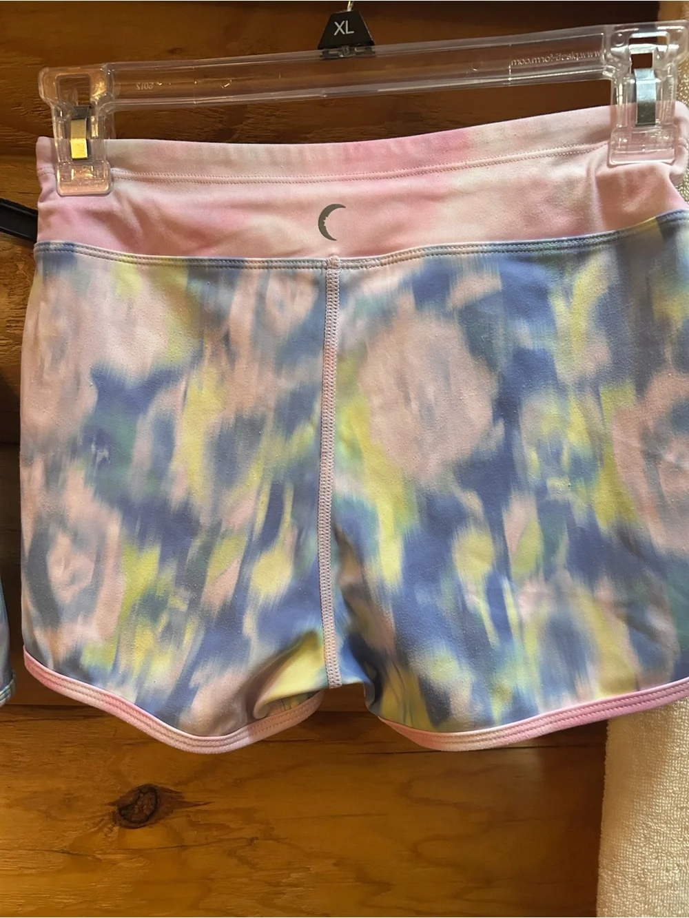 Girl’s Zyia Active Hendrix Hustle Pastel Floral Tie-Dye Swimsuit